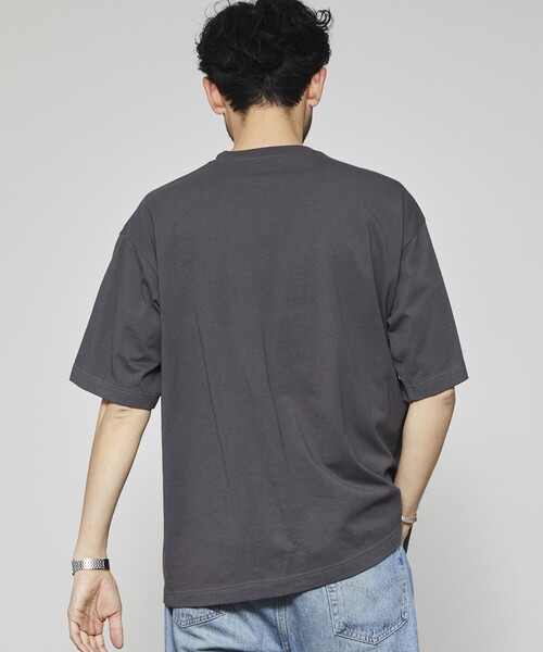 Firsthand（ファーストハンド）の「Firsthand/ファーストハンド 6オンス フロントロゴプリント クルーネックTシャツ / LOGO.プリントTシャツ（Tシャツ/カットソー・メンズ・チャコールグレー/ブラック/ホワイト・L/M）」の22枚目の写真