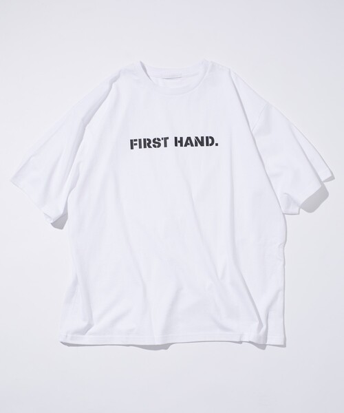 Firsthand（ファーストハンド）の「Firsthand/ファーストハンド 6オンス フロントロゴプリント クルーネックTシャツ / LOGO.プリントTシャツ（Tシャツ/カットソー・メンズ・チャコールグレー/ブラック/ホワイト・L/M）」の9枚目の写真