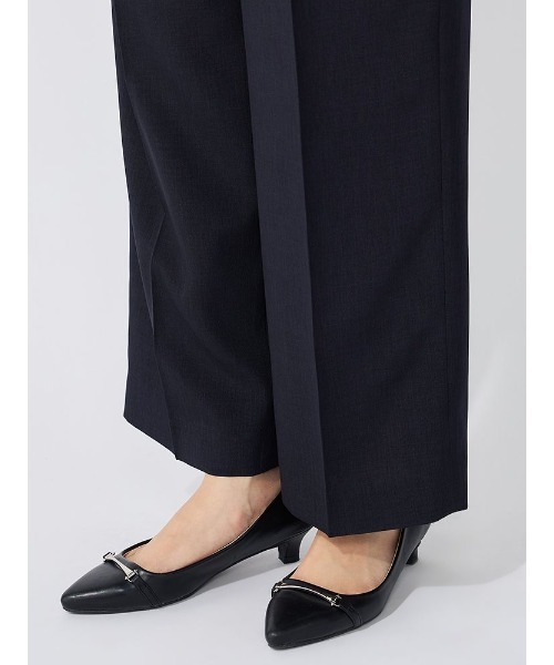 Perfect Suit FActory（パーフェクトスーツファクトリー）の「リネンライク【ボーテ・シルエット】ワイドパンツ　ブラウン/ブラック/ネイビー（その他パンツ・レディース・ブラウン/ネイビー/ブラック・M/L/S）」の17枚目の写真