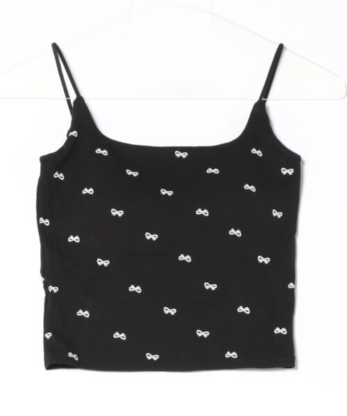 aimoha(アイモハ)の「リボン柄タンクトップ (SS)(キャミソール・レディース・ホワイト/ブラック/レッド/グレー・FREE)」の20枚目の写真