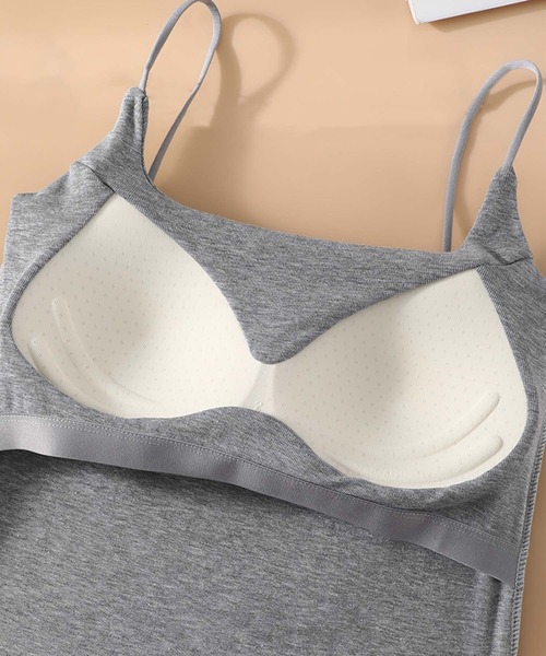 aimoha(アイモハ)の「リボン柄タンクトップ (SS)(キャミソール・レディース・ホワイト/ブラック/レッド/グレー・FREE)」の9枚目の写真