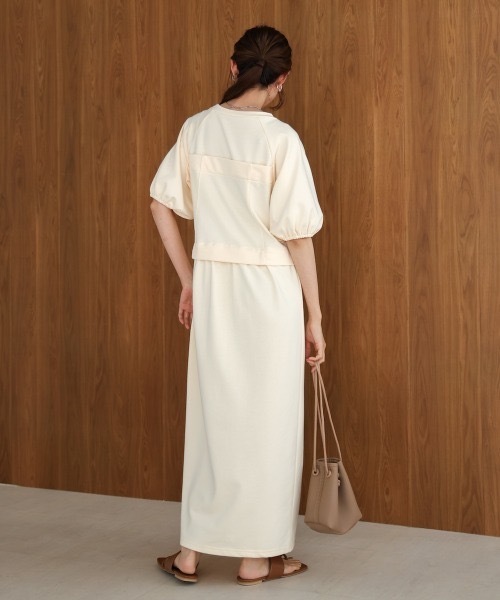 Bab(バブ)の「【S・Mサイズ展開あり】ビスチェライクスウェットワンピース(ワンピース・レディース・チャコールグレー/アイボリー/ベージュ・MEDIUM/SMALL)」の10枚目の写真