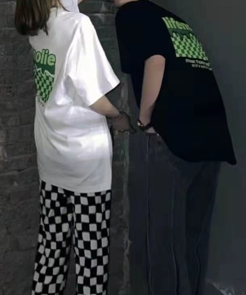 SHEENA(シーナ)の「バックプリントオーバーサイズTシャツ(Tシャツ/カットソー・レディース・ブラック/ホワイト・M)」の10枚目の写真