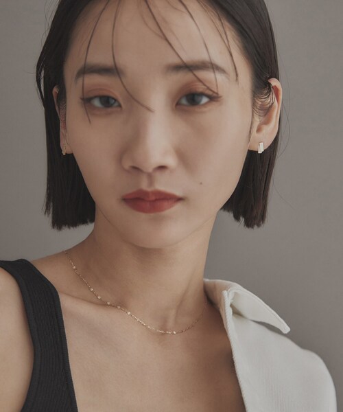 COCOSHNIK ONKITSCH（ココシュニックオンキッチュ）の「K10フラップリボンピアス（ピアス（両耳用）・レディース・その他1・00）」の9枚目の写真