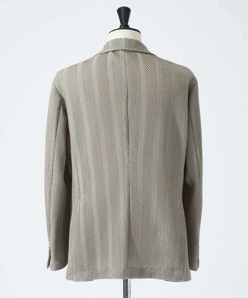 DESIGNWORKS(デザインワークス)の「【MARZOTTO】ウール ジャガード ジャケット(テーラードジャケット・メンズ・グレー/ネイビー・44/46/50/48)」の6枚目の写真