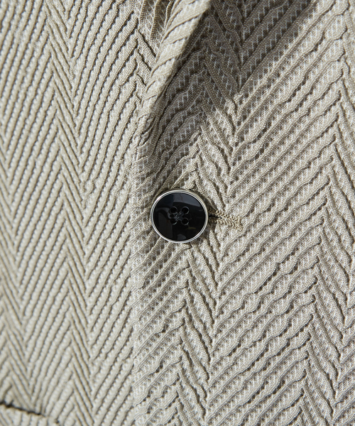 DESIGNWORKS(デザインワークス)の「【MARZOTTO】ウール ジャガード ジャケット(テーラードジャケット・メンズ・グレー/ネイビー・44/46/50/48)」の10枚目の写真