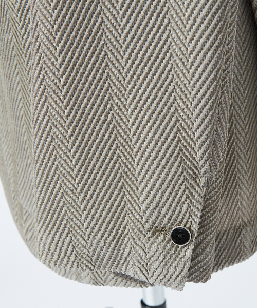 DESIGNWORKS(デザインワークス)の「【MARZOTTO】ウール ジャガード ジャケット(テーラードジャケット・メンズ・グレー/ネイビー・44/46/50/48)」の12枚目の写真
