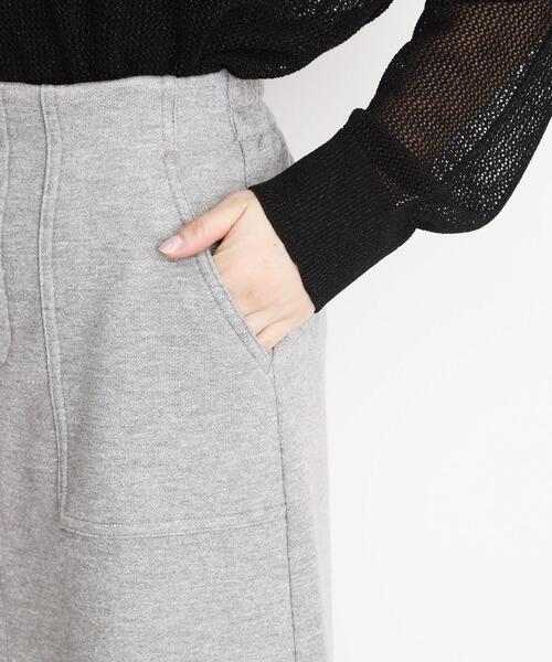 THE SHOP TK （ザ ショップ ティーケー ）の「裏毛ラメスカート【洗える】（スカート・レディース・アイボリー/グレー・12/13）」の16枚目の写真