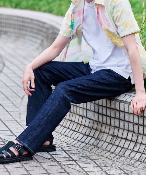 EDWIN(エドウィン)の「EDWIN エドウィン【大きいサイズ】【夏用】COOL レギュラーストレート ジーンズ デニムパンツ 涼しい(デニムパンツ・メンズ・ブルー/インディゴブルー/ブラック/チャコールグレー・44/40/38/42)」の3枚目の写真