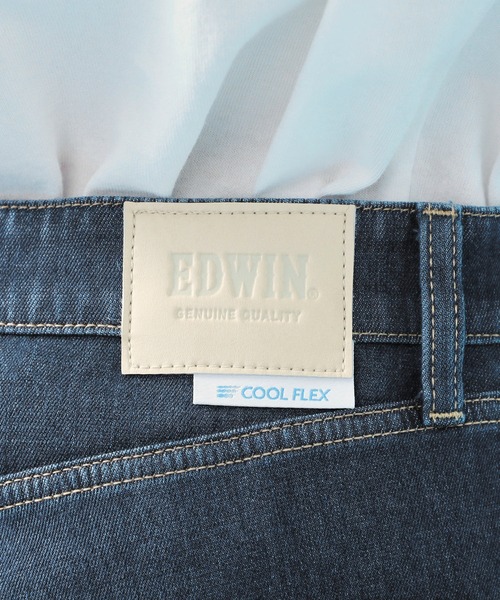 EDWIN(エドウィン)の「EDWIN エドウィン【大きいサイズ】【夏用】COOL レギュラーストレート ジーンズ デニムパンツ 涼しい(デニムパンツ・メンズ・ブルー/インディゴブルー/ブラック/チャコールグレー・44/40/38/42)」の5枚目の写真