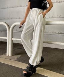 ウエスト切替ラインスウェットパンツ