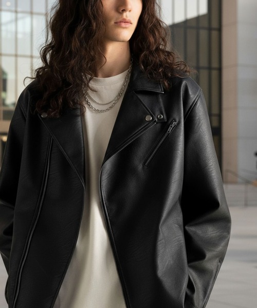 セール】《JaVaジャバコラボ》こなれ感、爆上がり。フェイクレザー