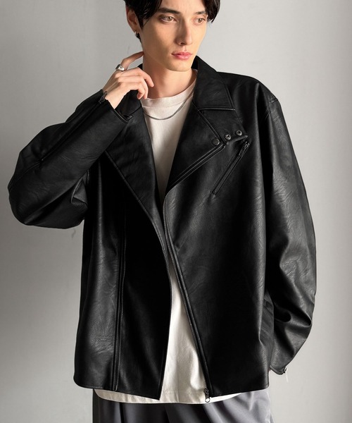 セール】《JaVaジャバコラボ》こなれ感、爆上がり。フェイクレザー