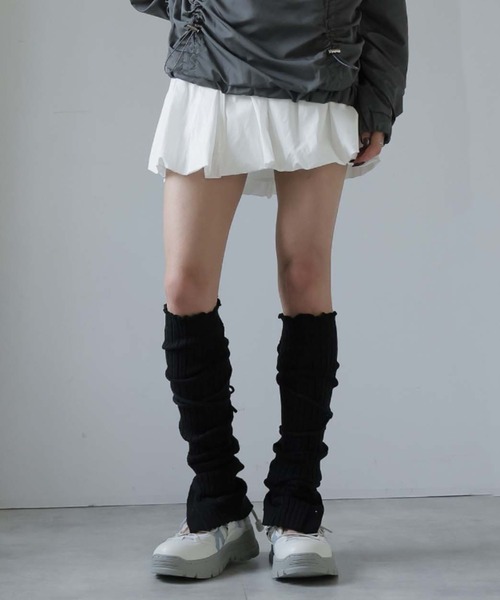 Ulysses（ユリシス）の「【インナーパンツ付き】バレエコアバルーンミニスカート/スカパン（スカート・レディース・ホワイト/ブラック・F）」の18枚目の写真