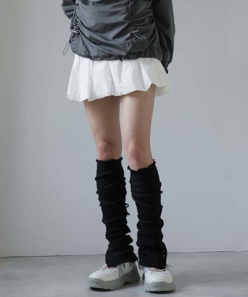 Ulysses（ユリシス）の「【インナーパンツ付き】バレエコアバルーンミニスカート/スカパン（スカート・レディース・ホワイト/ブラック・F）」の19枚目の写真
