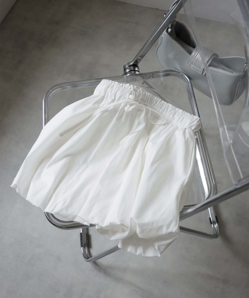 Ulysses（ユリシス）の「【インナーパンツ付き】バレエコアバルーンミニスカート/スカパン（スカート・レディース・ホワイト/ブラック・F）」の21枚目の写真