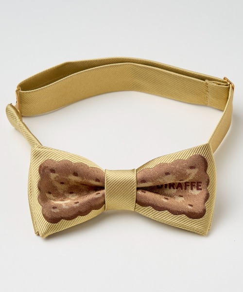 giraffe(ジラフ)の「TREATMEボウタイ(ビスケット)BEIGE(蝶ネクタイ・メンズ・ベージュ・FREE)」の1枚目の写真