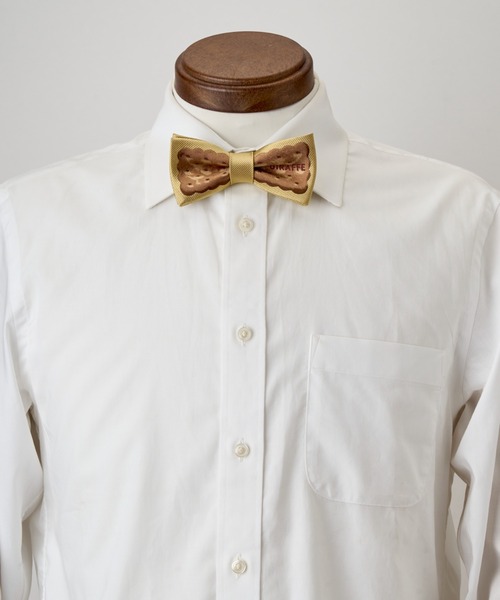 giraffe(ジラフ)の「TREATMEボウタイ(ビスケット)BEIGE(蝶ネクタイ・メンズ・ベージュ・FREE)」の2枚目の写真