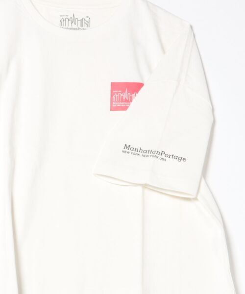 Manhattan Portage(マンハッタンポーテージ)の「Short Sleeve Print T-Shirt (Women’s)(Tシャツ/カットソー・レディース・ブラック/ホワイト/ブラウン/ピンク・FREE)」の14枚目の写真