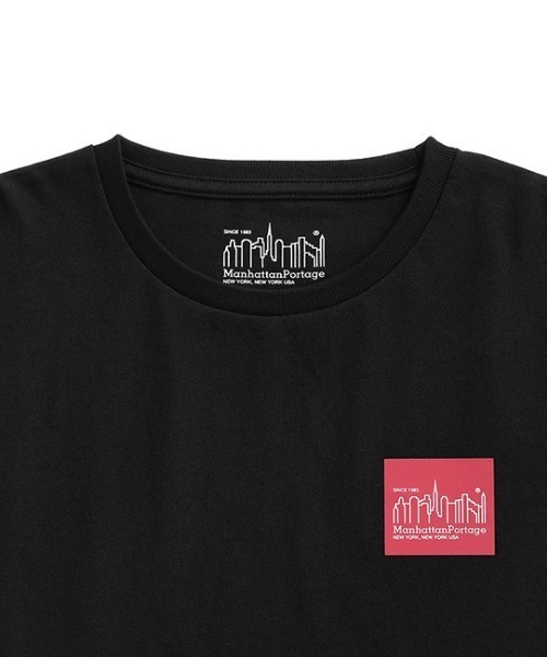 Manhattan Portage(マンハッタンポーテージ)の「Short Sleeve Print T-Shirt (Women’s)(Tシャツ/カットソー・レディース・ブラック/ホワイト/ブラウン/ピンク・FREE)」の6枚目の写真