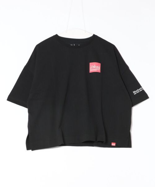 Manhattan Portage(マンハッタンポーテージ)の「Short Sleeve Print T-Shirt (Women’s)(Tシャツ/カットソー・レディース・ブラック/ホワイト/ブラウン/ピンク・FREE)」の11枚目の写真