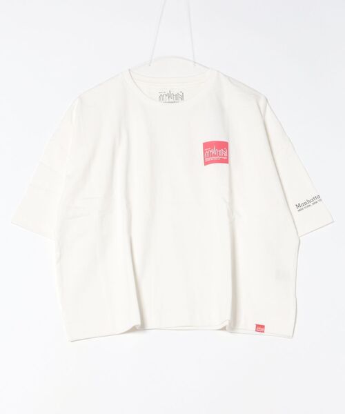 Manhattan Portage(マンハッタンポーテージ)の「Short Sleeve Print T-Shirt (Women’s)(Tシャツ/カットソー・レディース・ブラック/ホワイト/ブラウン/ピンク・FREE)」の10枚目の写真