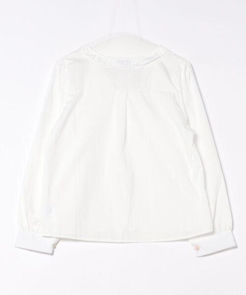 urge:(アージコロン )の「【URGE:】フリル襟 リボン 長袖 ブラウス(シャツ/ブラウス・レディース・ホワイト・SMALL/MEDIUM/LARGE/X-LARGE)」の2枚目の写真