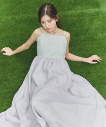 Olu. | シフォンサーキュラーワンピース(ドレス)