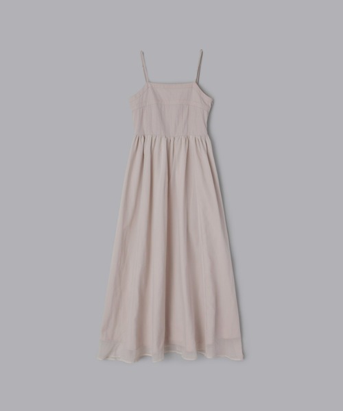 Olu.（オルドット）の「シフォンサーキュラーワンピース（ドレス・レディース・アイボリー/ブルーグレー/スモークピンク・0/1）」の20枚目の写真