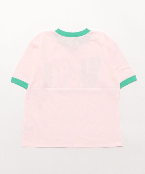 Ocean&Ground(オーシャン&グラウンド)の「VOTEリンガーTシャツ(Tシャツ/カットソー・キッズ・ピンク/ホワイト/イエロー・80/90/100/110/120/130/140)」の4枚目の写真