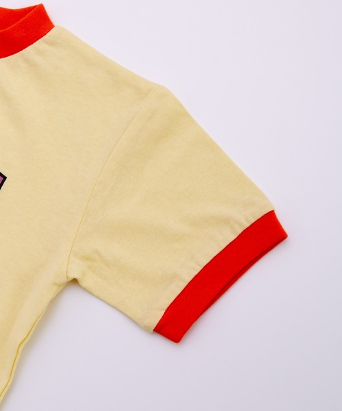 Ocean&Ground(オーシャン&グラウンド)の「VOTEリンガーTシャツ(Tシャツ/カットソー・キッズ・ピンク/ホワイト/イエロー・80/90/100/110/120/130/140)」の12枚目の写真