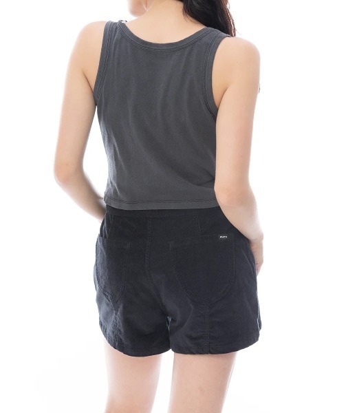 RVCA（ルーカ）の「【RVCA/ルーカ】25SS HAWAII FLOW TANK/ショート丈タンクトップ（タンクトップ・レディース・ブラック/ホワイト・LARGE/MEDIUM/SMALL）」の6枚目の写真