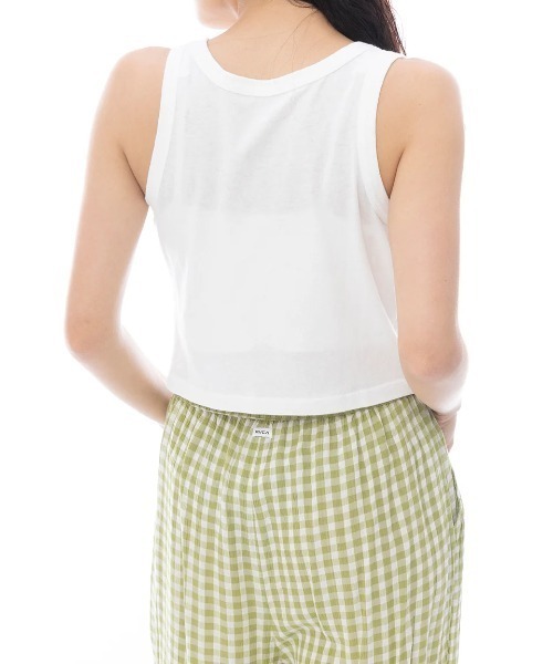 RVCA（ルーカ）の「【RVCA/ルーカ】25SS HAWAII FLOW TANK/ショート丈タンクトップ（タンクトップ・レディース・ブラック/ホワイト・LARGE/MEDIUM/SMALL）」の3枚目の写真