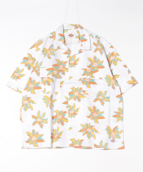 B.I.D.(ビーアイディー)の「《Dickies(ディッキーズ)》WORK SHIRT(シャツ/ブラウス・メンズ・ブルー系その他/オフホワイト・LARGE/MEDIUM)」の1枚目の写真