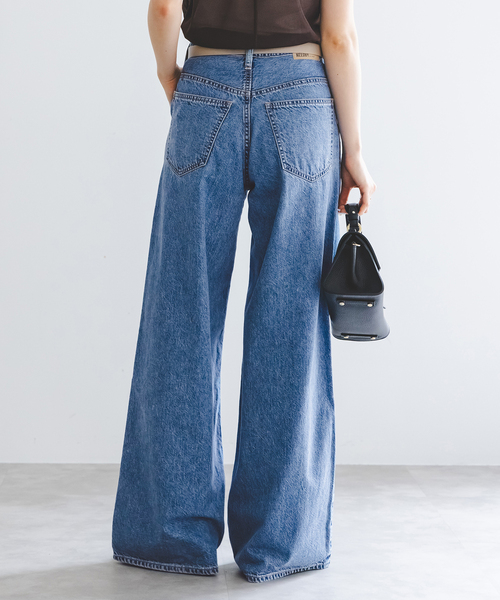 NEEDBY heritage(ニードバイヘリテージ)の「NEED by heritage/ニードバイヘリテージ AARON(デニムパンツ・レディース・ネイビー・25/24/23/26)」の9枚目の写真