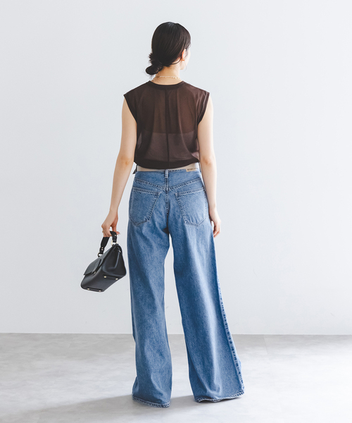 NEEDBY heritage(ニードバイヘリテージ)の「NEED by heritage/ニードバイヘリテージ AARON(デニムパンツ・レディース・ネイビー・25/24/23/26)」の12枚目の写真