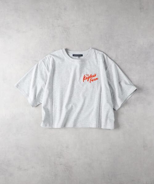 Right-on(ライトオン)の「HONEYSUCKLE ROSE(ハニーサックルローズ)【レディース】グラフィックワイドTシャツ(Tシャツ/カットソー・レディース・オフホワイト・M/L)」の13枚目の写真