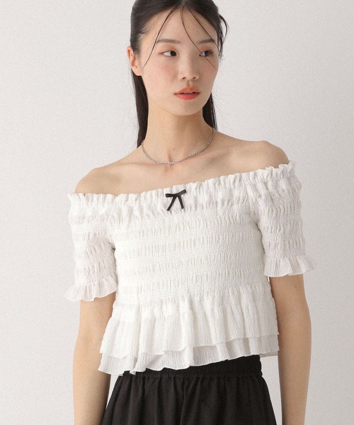 セール】シャーリングカットTEE 497351（Tシャツ/カットソー