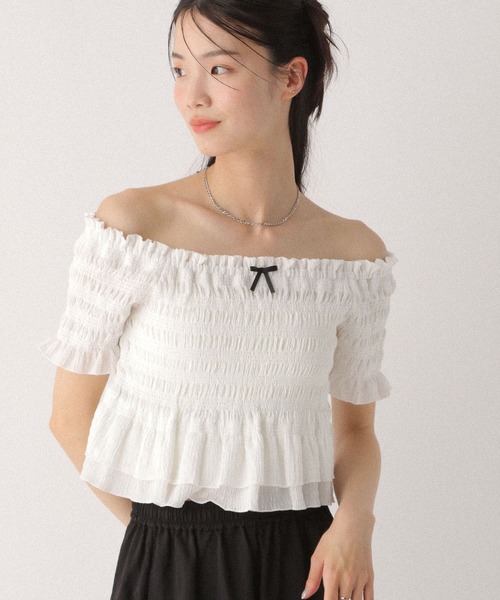 セール】シャーリングカットTEE 497351（Tシャツ/カットソー