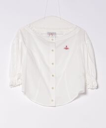 ヴィヴィアン　オーガニックコードローンワッシャーバルーンスリーブシャツ ｵｰｶﾞﾆｯｸｺｰﾄﾞﾛｰﾝﾜｯｼｬｰﾊﾞﾙｰﾝｽﾘｰﾌﾞｼｬﾂ（シャツ/ブラウス