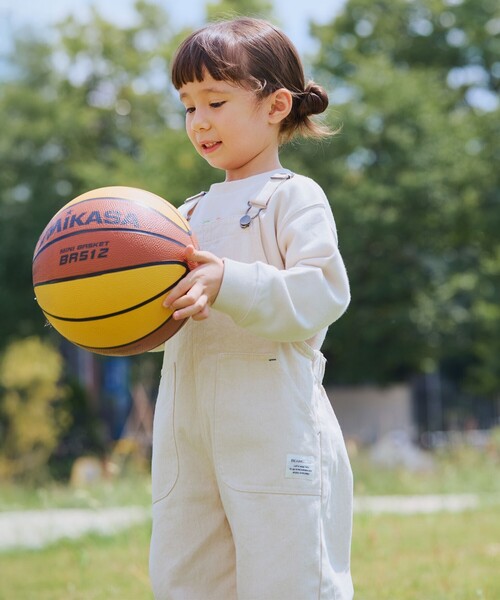 BEAMS mini(ビームスミニ)の「キャンプ サロペット 2025FW(90~150cm)(サロペット/オーバーオール・キッズ・その他/ナチュラル/インディゴブルー/その他1・100/150/140/120/110/90/130)」の2枚目の写真
