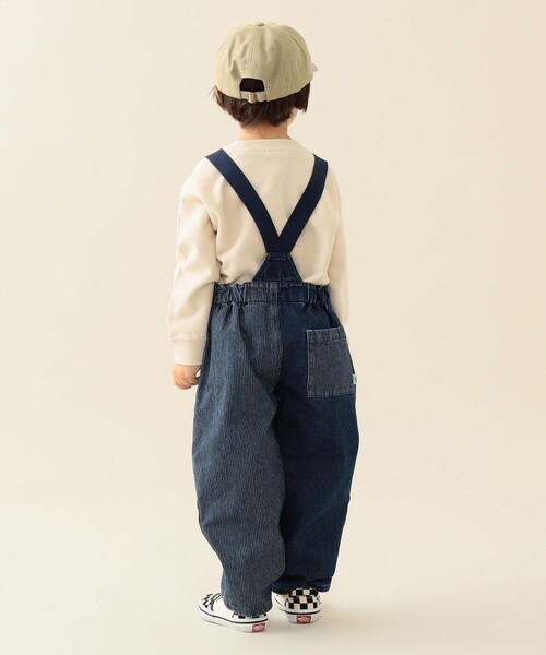 BEAMS mini(ビームスミニ)の「キャンプ サロペット 2025FW(90~150cm)(サロペット/オーバーオール・キッズ・その他/ナチュラル/インディゴブルー/その他1・100/150/140/120/110/90/130)」の14枚目の写真