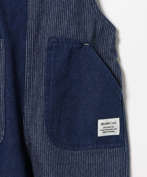 BEAMS mini(ビームスミニ)の「キャンプ サロペット 2025FW(90~150cm)(サロペット/オーバーオール・キッズ・その他/ナチュラル/インディゴブルー/その他1・100/150/140/120/110/90/130)」の10枚目の写真