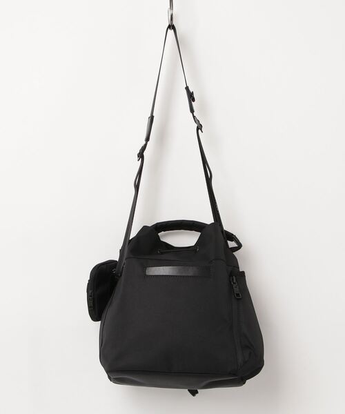 AS2OV（アッソブ）の「DOBBY 305D DRAWSTRING SHOULDER（ショルダーバッグ・メンズ・ブラック・FREE）」の2枚目の写真
