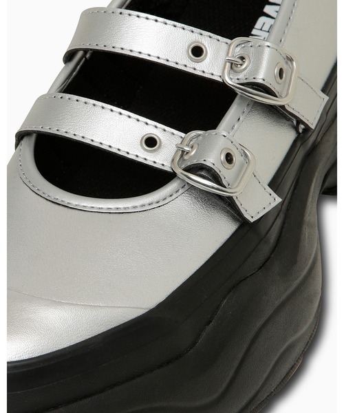 CONVERSE ALL STAR(コンバースオールスター)の「ALL STAR SURGETRAINER MJ ST OX / オールスター サージトレーナー MJ ST OX(バレエシューズ・レディース・シルバー×ブラック・5.5/5/4.5/4/3.5/3/7.5/7/6.5)」の8枚目の写真