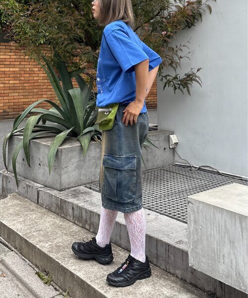 CIAOPANIC TYPY（チャオパニックティピー）の「【UNISEX】ラジオ体操TEE（Tシャツ/カットソー・レディース・ホワイト/グレー/ブルー・MEDIUM/LARGE）」の22枚目の写真