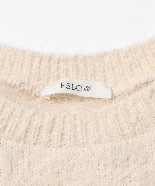 ESLOW(エスロー)の「▲ESLOW/エスロー FUR VEST ファーベスト(ニット/セーター・レディース・ホワイト・FREE)」の8枚目の写真