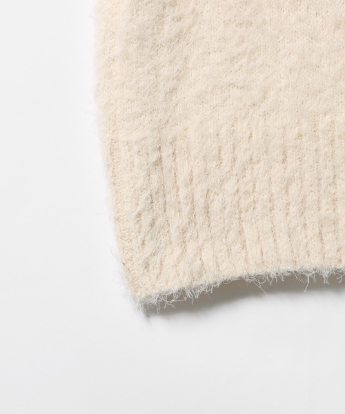 ESLOW(エスロー)の「▲ESLOW/エスロー FUR VEST ファーベスト(ニット/セーター・レディース・ホワイト・FREE)」の10枚目の写真