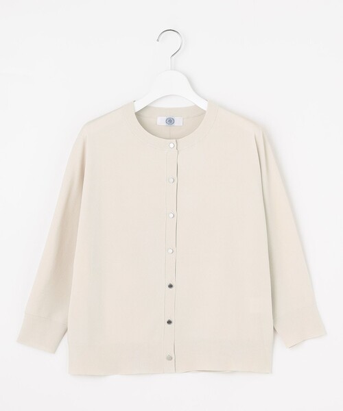 J.PRESS(ジェイプレス)の「【洗える】レーヨンストレッチ カーディガン(カーディガン/ボレロ・レディース・ブラック系/スカイブルー系/ベージュ系・T13/T15)」の7枚目の写真
