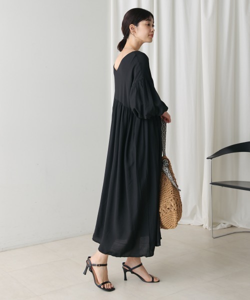 Bou Jeloud（ブージュルード）の「袖バルーンワンピース（ワンピース・レディース・ベージュ/ブラウン/ブラック・FREE）」の10枚目の写真
